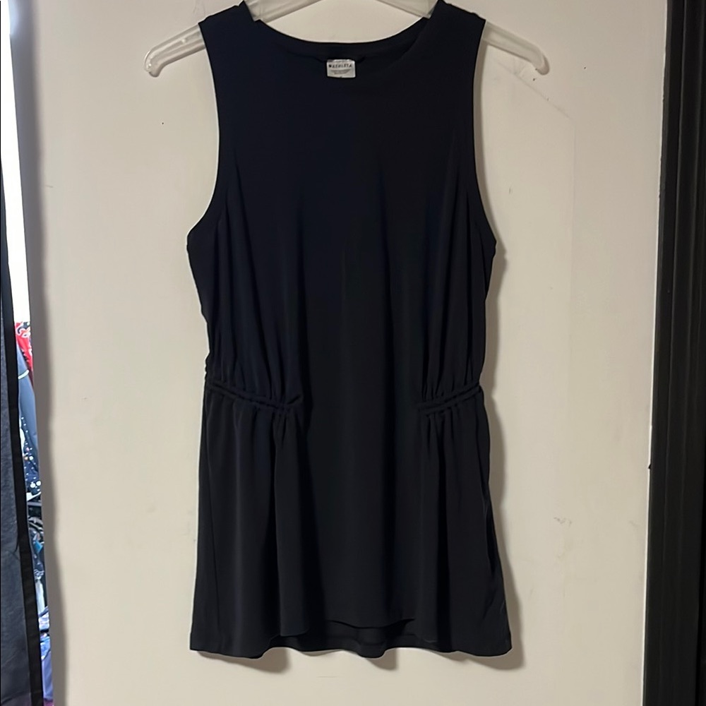 Athleta Black Sleeveless Tank Top Relaxed Fit